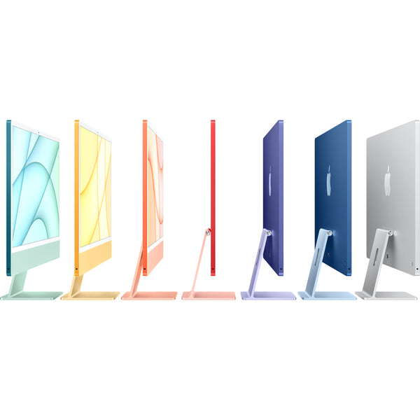 Apple iMac MGTF3LL/A All-in-One Computer - Apple M1 Octa-core (8 Core) - 8 GB RAM - 256 GB SSD - 24" 4.5K 4480 x 2520 - Desktop - Silver - MGTF3LL/A
