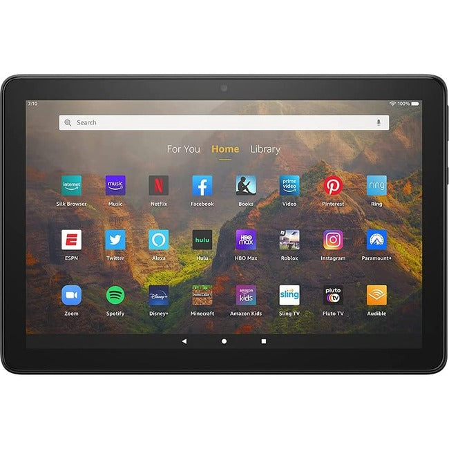 Amazon Fire HD 10 Tablet - 10.1" Full HD - Octa-core (8 Core) 2 GHz - 3 GB RAM - 32 GB SSD - Fire OS 7 - Black - B08BX7FV5L