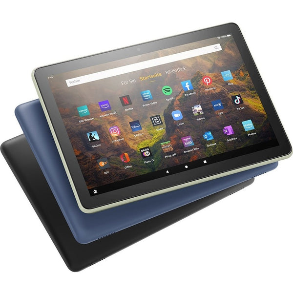Amazon Fire HD 10 Tablet - 10.1" Full HD - Octa-core (8 Core) 2 GHz - 3 GB RAM - 32 GB SSD - Fire OS 7 - Black - B08BX7FV5L
