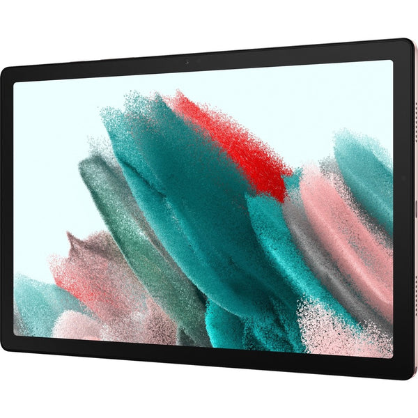 Samsung Galaxy Tab A8 SM-X200 Tablet - 10.5" WUXGA - Octa-core (Cortex A75 Dual-core (2 Core) 2 GHz + Cortex A55 Hexa-core (6 Core) 2 GHz) - 4 GB RAM - 128 GB Storage - Android 11 - Pink Gold - SM-X200NIDFXAR