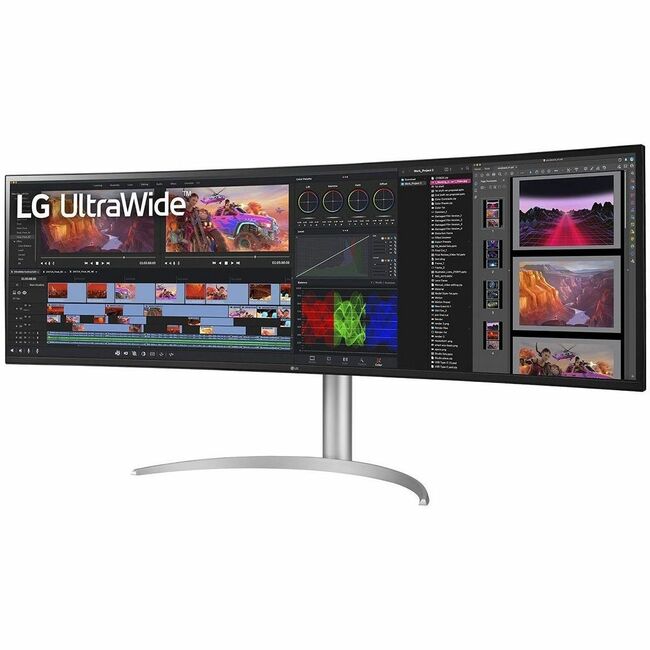 LG 49WQ95C-W 49" Class UW-QHD Curved Screen Gaming LCD Monitor - 32:9 - 49WQ95C-W