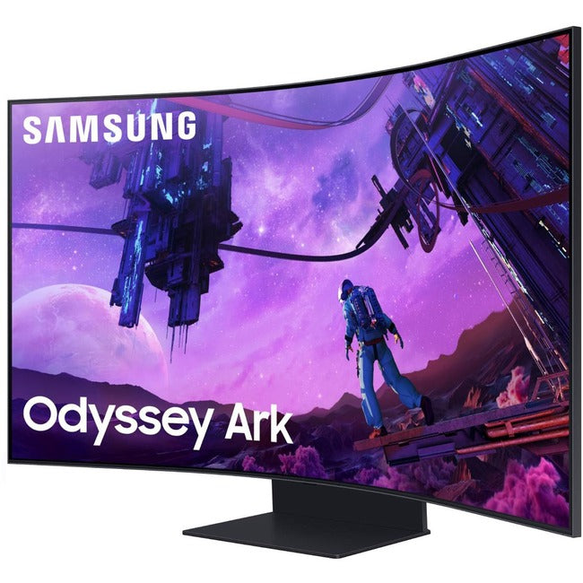 Samsung Odyssey Ark S55BG970NN 55" 4K UHD Curved Screen Gaming LCD Monitor - 16:9 - Black - LS55BG970NNXGO