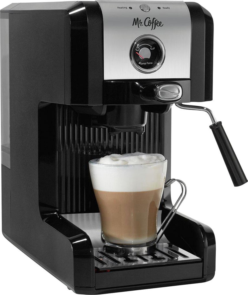 Mr. Coffee - Easy Espresso Machine - Black -