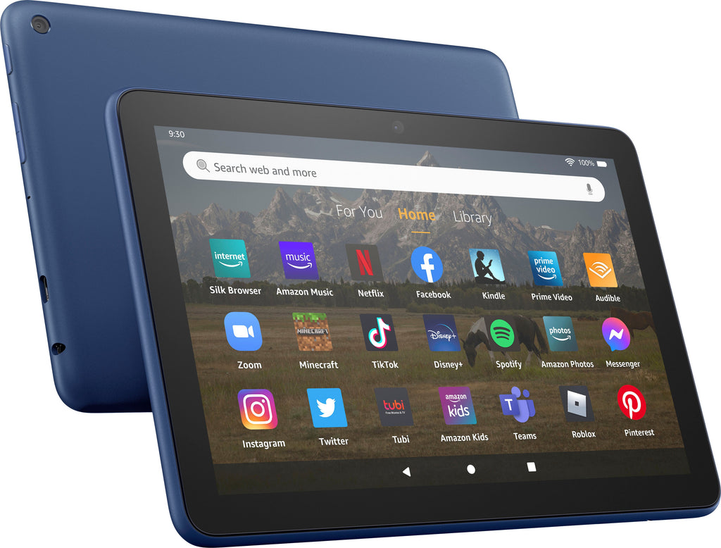 Amazon - Fire HD 8 (2022) 8" HD tablet with Wi-Fi 64 GB - Denim -