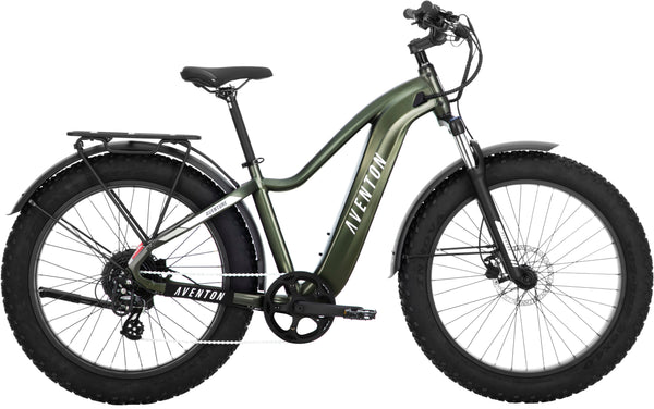 Aventon - Aventure.2 Step-Over Ebike w/ up to 60 mile Max Operating Range and 28 MPH Max Speed - Large - Camouflage -